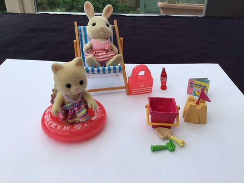 Sylvanian families beach - families, set